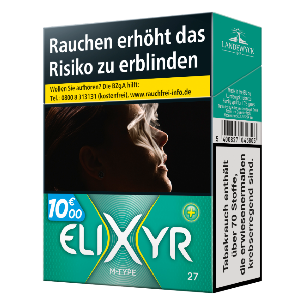 Elixyr+ M-Type Zigaretten 8 x 27 Zigaretten